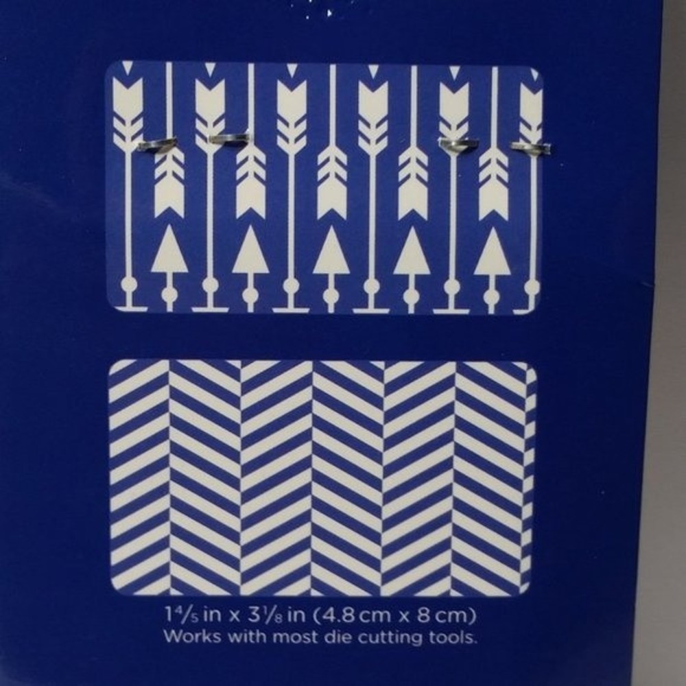 Mini Embossing Folders Arrow Stripes Scrapbook Paper Crafts Card Making